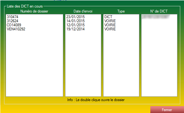 Gestion de dossier